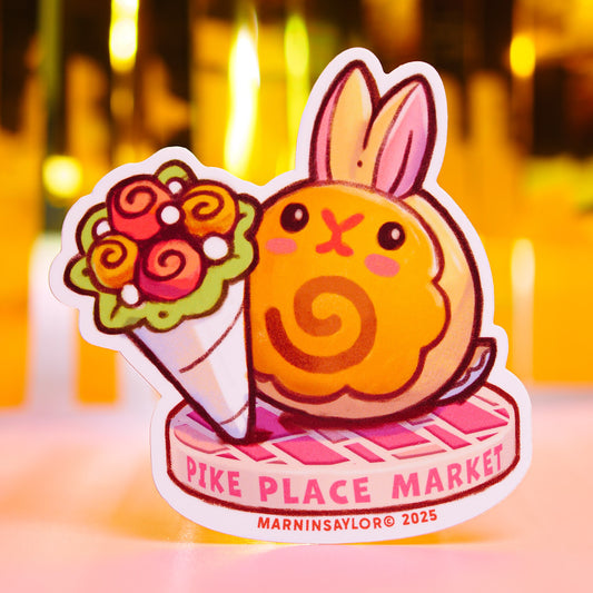 Flower Market Sticker