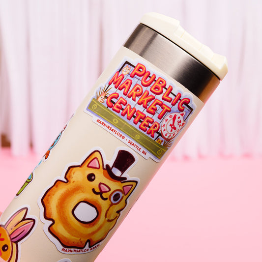 Pike Place Public Market Sign Sticker