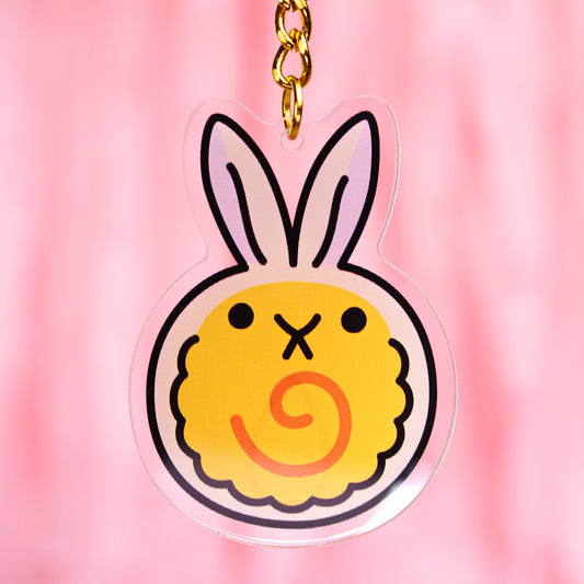 Cinnamon Bun Keychain
