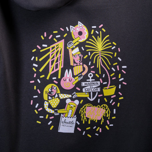 In The Shop Adult Hoodie