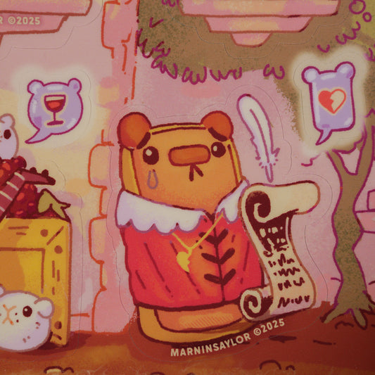 Life's A Stage Sticker Sheet