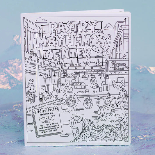 Detective Donut Coloring Book
