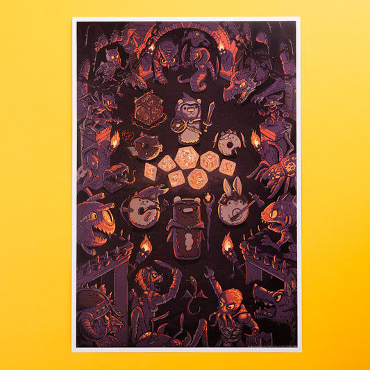 Dungeons & Donuts Poster