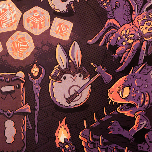 Dungeons & Donuts Poster