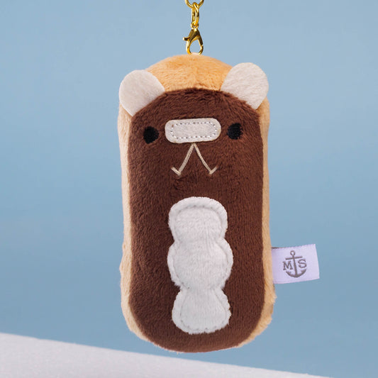 Eclair Bear Plush Keychain