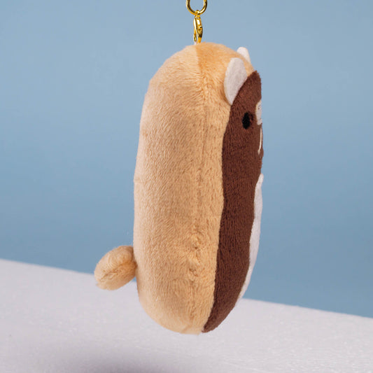 Eclair Bear Plush Keychain