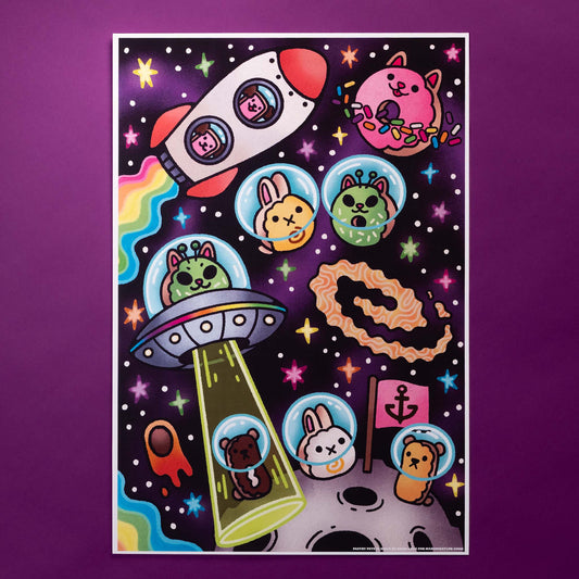 Pastry Pets In Space Poster