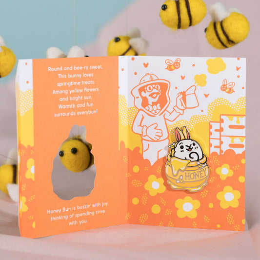 Honey Bun Enamel Pin